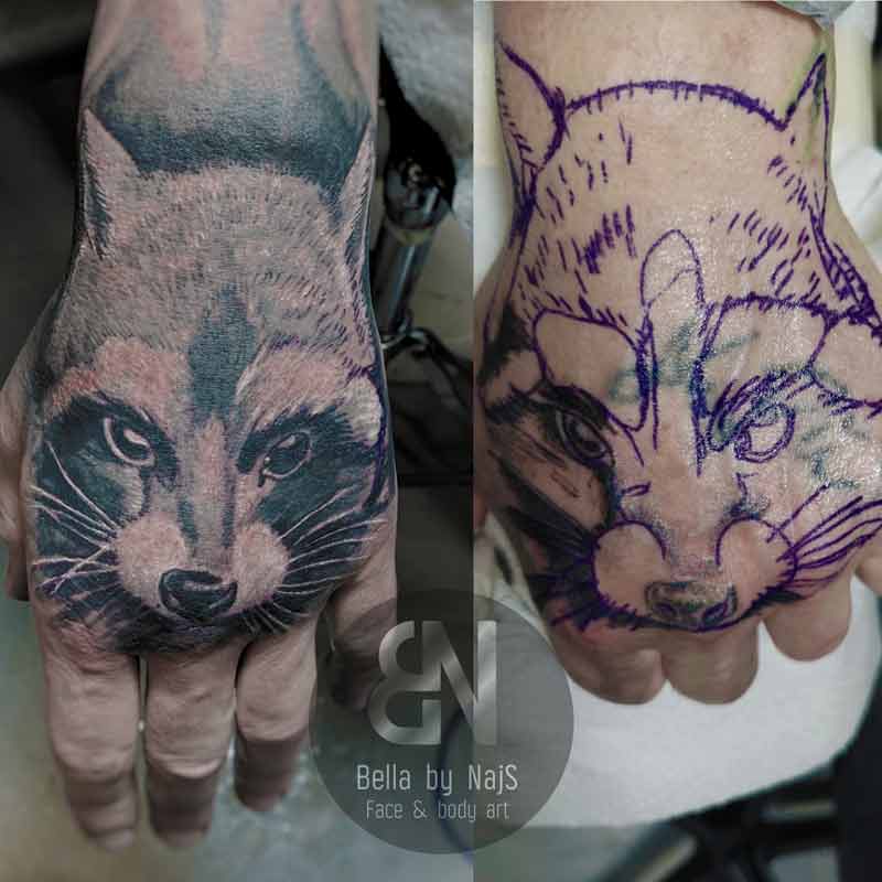 Text Cover-up with pet