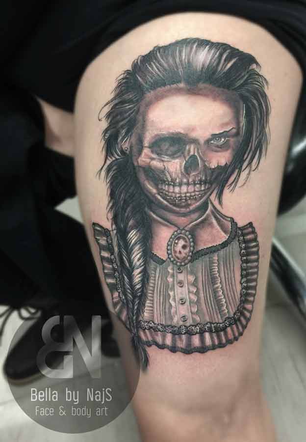 Lady Death Tattoo